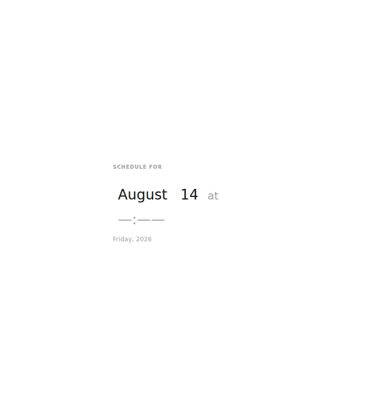 Harness screenshot of ruixen-calendar-scheduler at 768 pixels wide