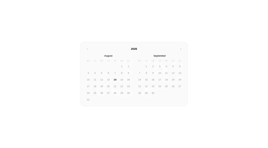 Harness screenshot of ruixen-calendar-twin at 1440 pixels wide