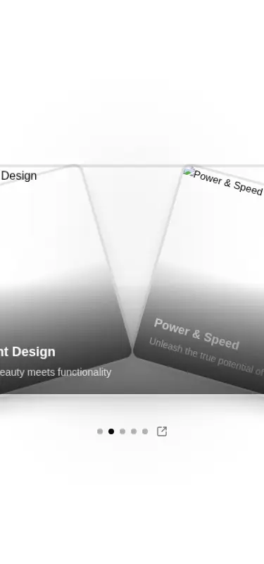 Harness screenshot of ruixen-card-stack at 375 pixels wide