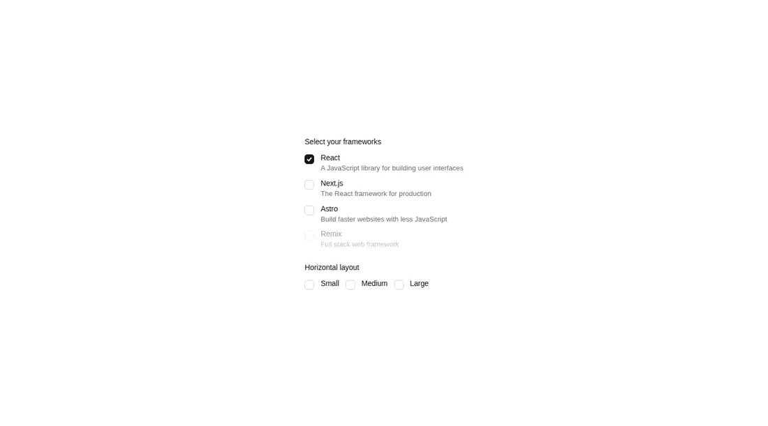 Harness screenshot of ruixen-checkbox-group at 1440 pixels wide