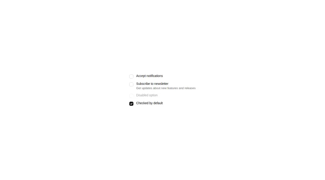 Harness screenshot of ruixen-checkbox-simple at 1440 pixels wide