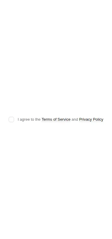 Harness screenshot of ruixen-checkbox-terms at 375 pixels wide
