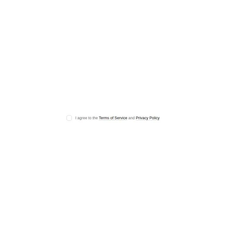 Harness screenshot of ruixen-checkbox-terms at 768 pixels wide