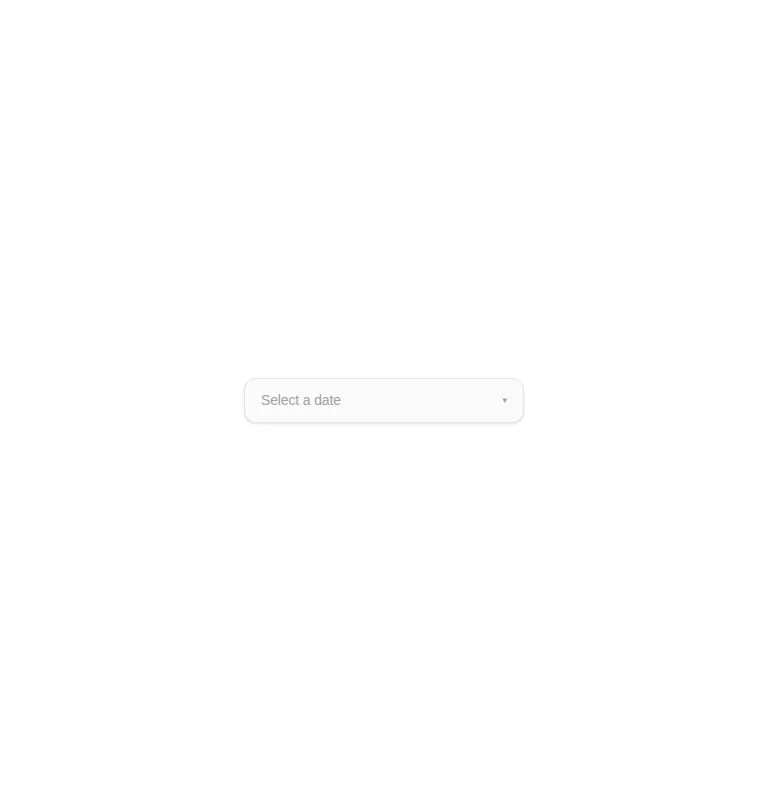 Harness screenshot of ruixen-chrono-select at 768 pixels wide