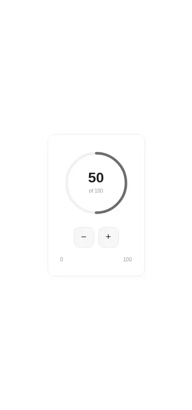 Harness screenshot of ruixen-circular-stepper-input at 375 pixels wide