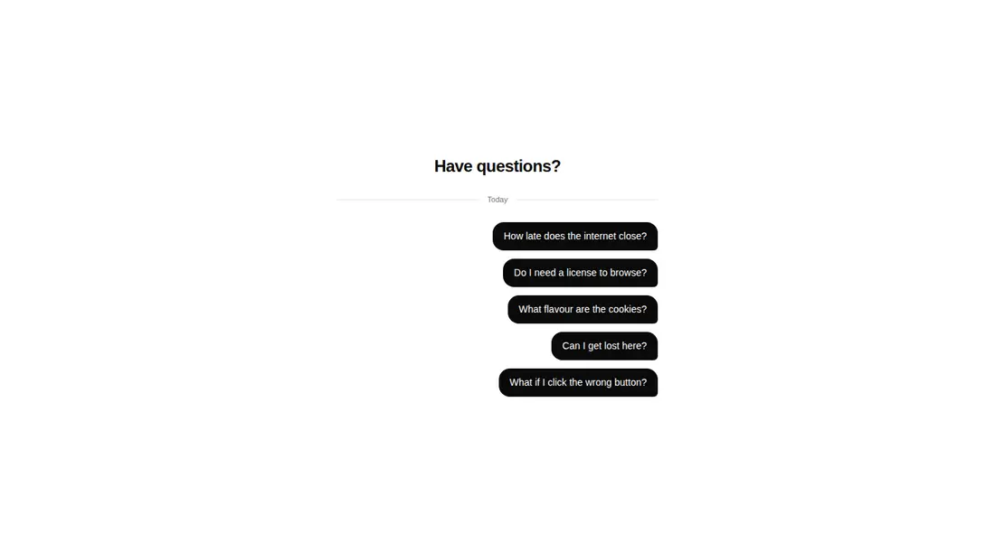 Harness screenshot of ruixen-faq-chat-accordion at 1440 pixels wide