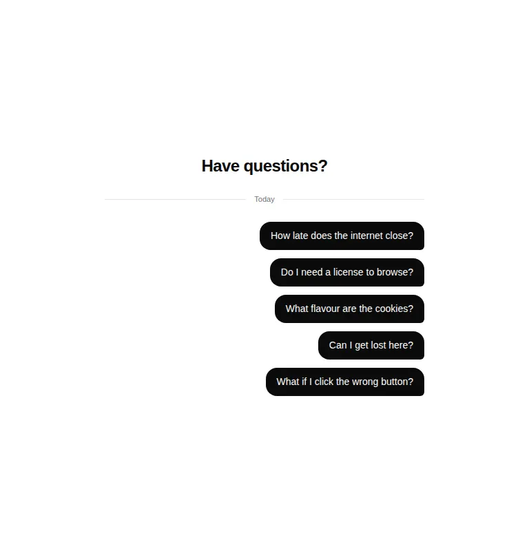 Harness screenshot of ruixen-faq-chat-accordion at 768 pixels wide