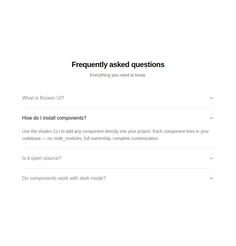 Harness screenshot of ruixen-faq-scroll-accordion at 768 pixels wide