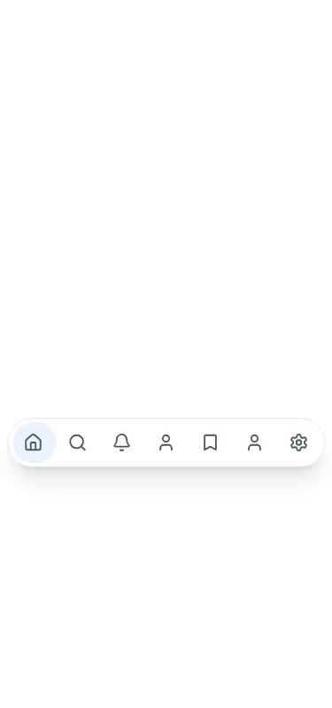 Harness screenshot of ruixen-floating-navbar at 375 pixels wide