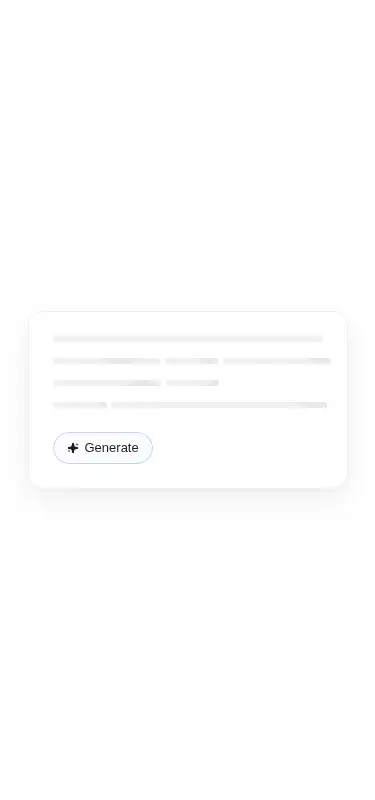Harness screenshot of ruixen-glass-ai-card at 375 pixels wide