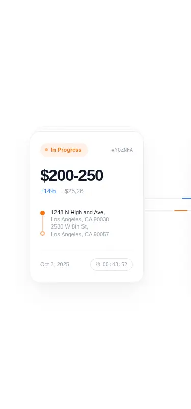 Harness screenshot of ruixen-glass-shipment-flow at 375 pixels wide
