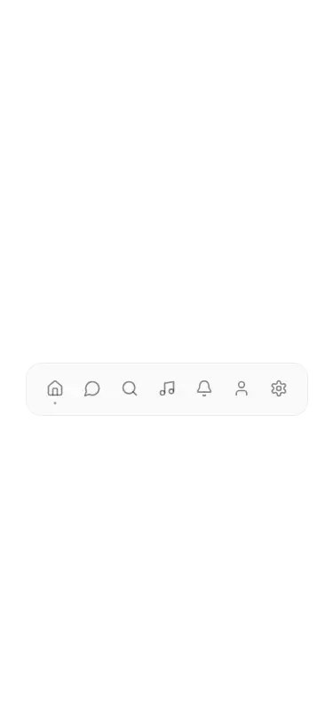 Harness screenshot of ruixen-gooey-dock at 375 pixels wide