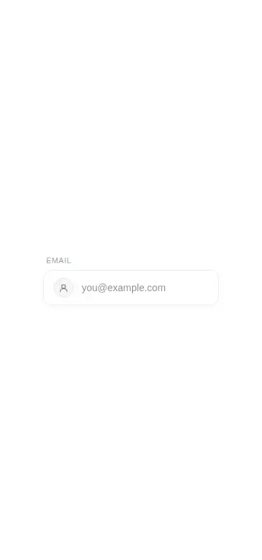 Harness screenshot of ruixen-gravatar-email-input at 375 pixels wide