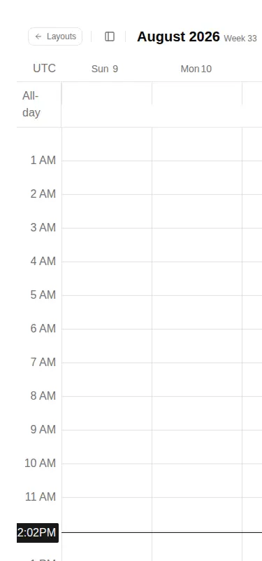 Harness screenshot of ruixen-layouts-calendar at 375 pixels wide