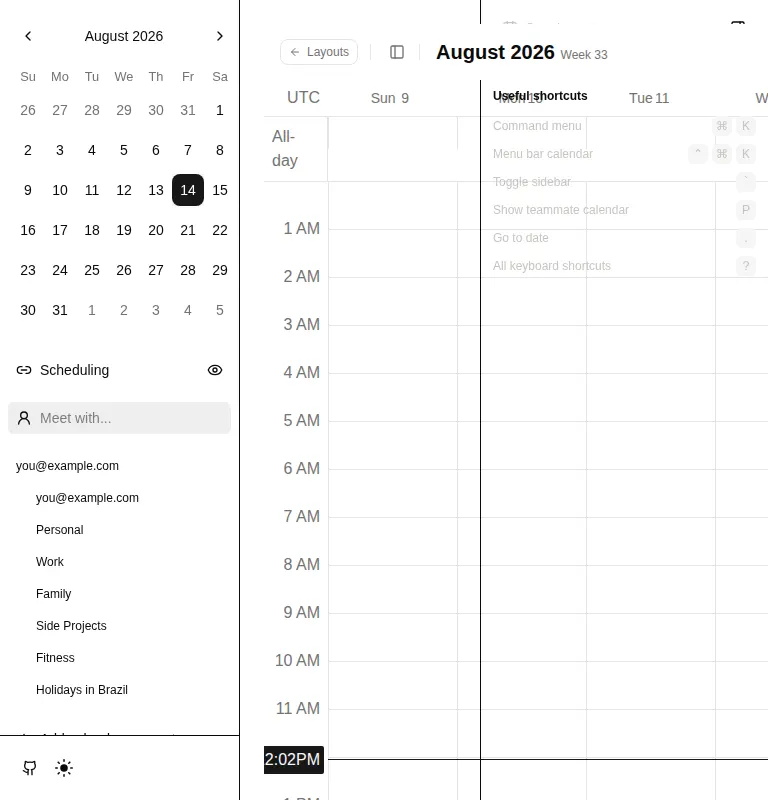 Harness screenshot of ruixen-layouts-calendar at 768 pixels wide