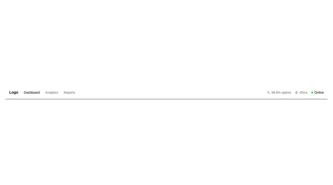 Harness screenshot of ruixen-navbar-status at 1440 pixels wide