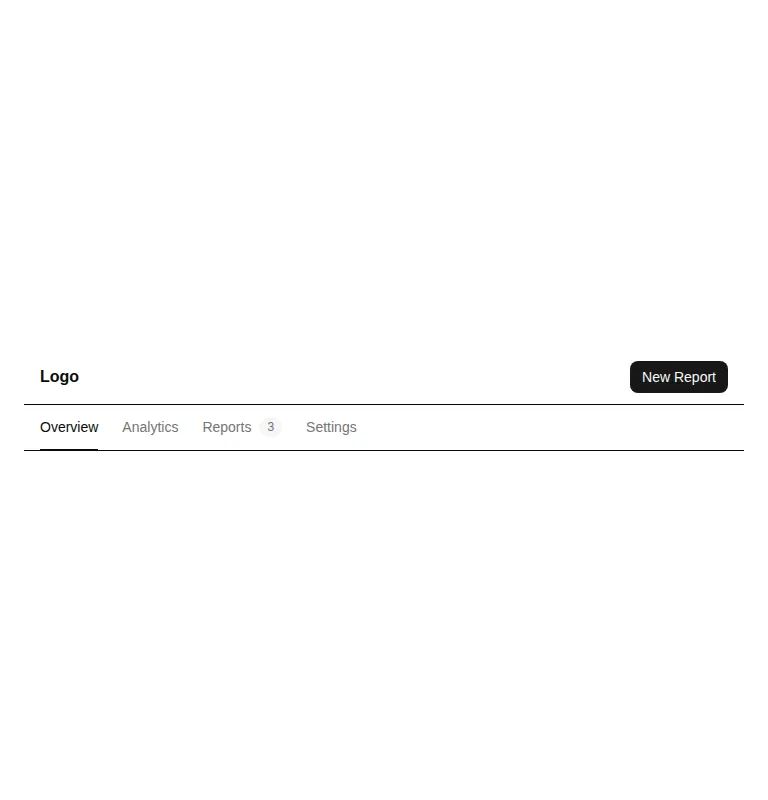 Harness screenshot of ruixen-navbar-tabs at 768 pixels wide