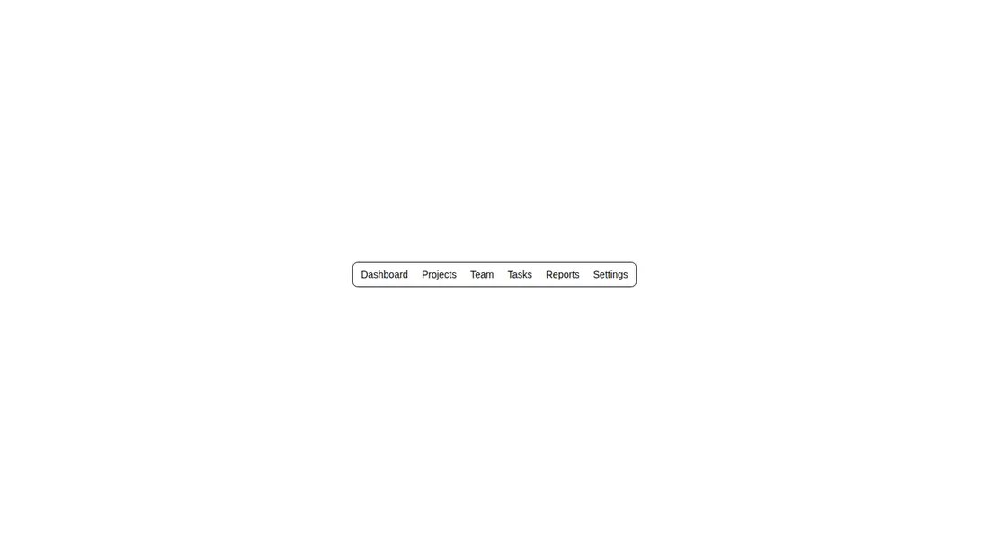 Harness screenshot of ruixen-nested-dashboard-menu at 1440 pixels wide
