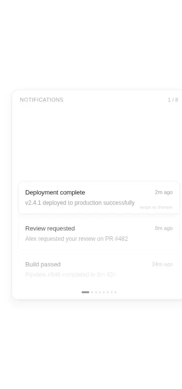 Harness screenshot of ruixen-notifications-carousel at 375 pixels wide