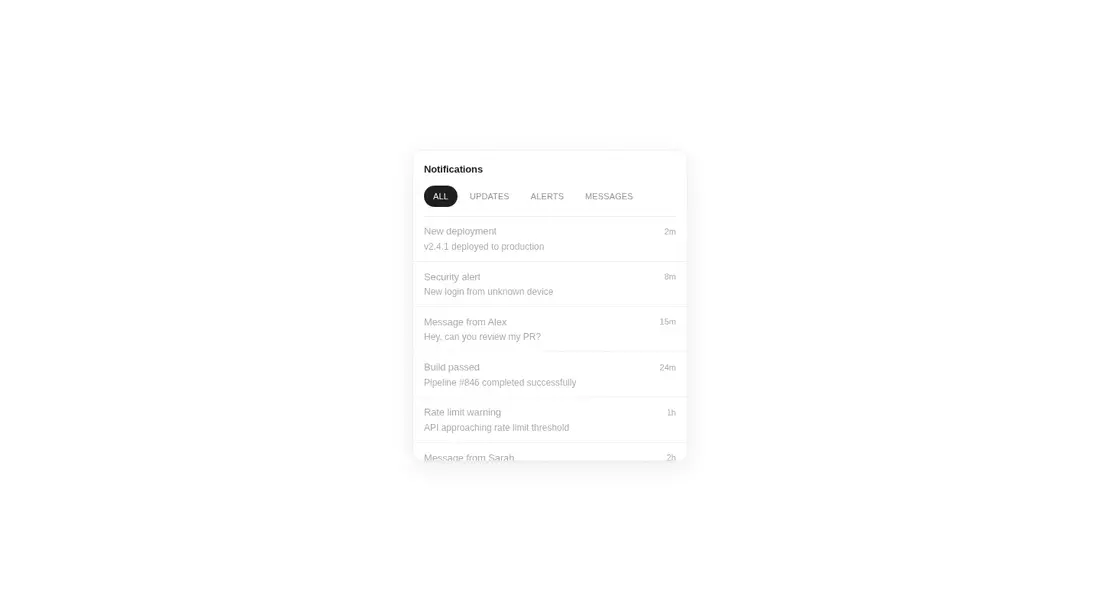 Harness screenshot of ruixen-notifications-filter at 1440 pixels wide