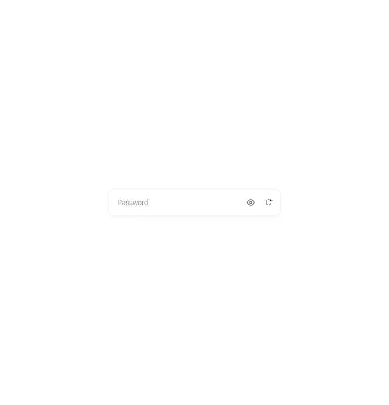 Harness screenshot of ruixen-password-field at 768 pixels wide