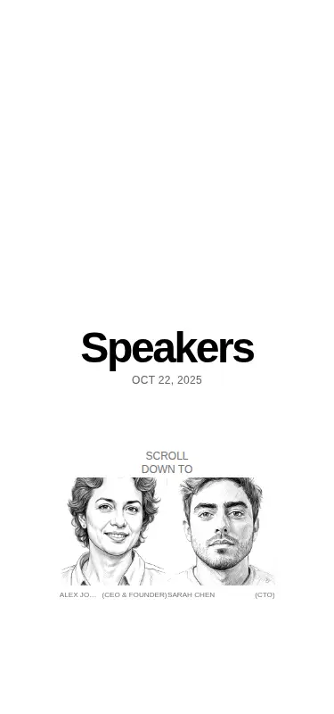 Harness screenshot of ruixen-scroll-portrait-wall at 375 pixels wide