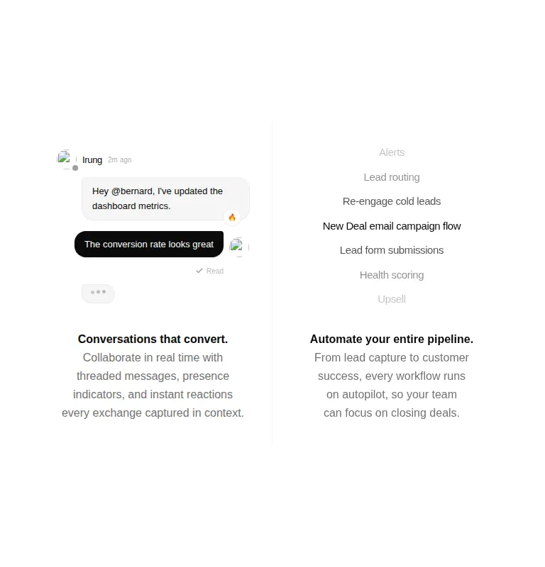 Harness screenshot of ruixen-split-feature-showcase at 768 pixels wide
