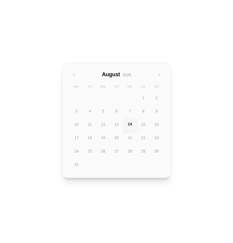 Harness screenshot of ruixen-three-dwall-calendar at 768 pixels wide