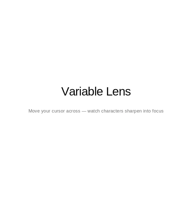 Harness screenshot of ruixen-variable-text at 768 pixels wide