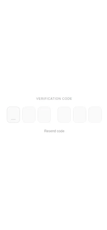 Harness screenshot of ruixen-verification-input at 375 pixels wide