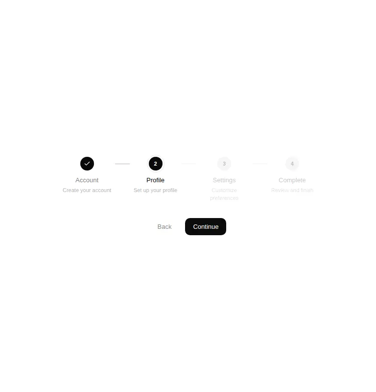 Harness screenshot of ruixen-wizard-stepper at 768 pixels wide