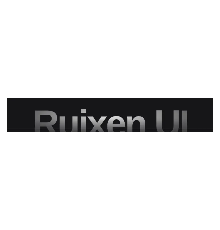 Harness screenshot of ruixen-wordmark-footer at 768 pixels wide