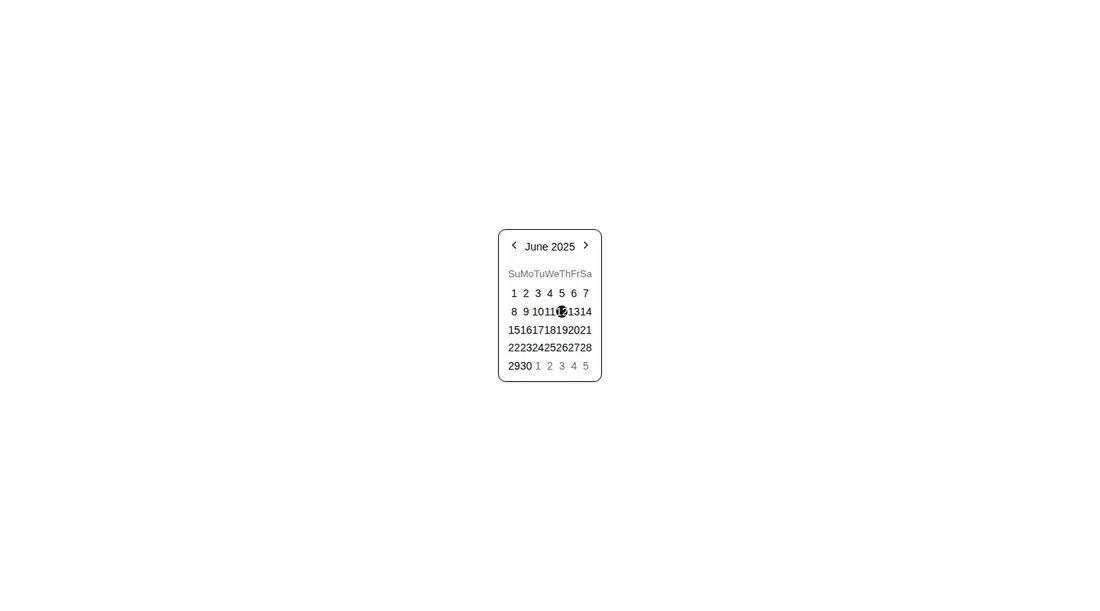 Harness screenshot of shadcn-block-calendar-01 at 1440 pixels wide