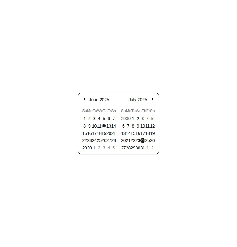 Harness screenshot of shadcn-block-calendar-03 at 768 pixels wide