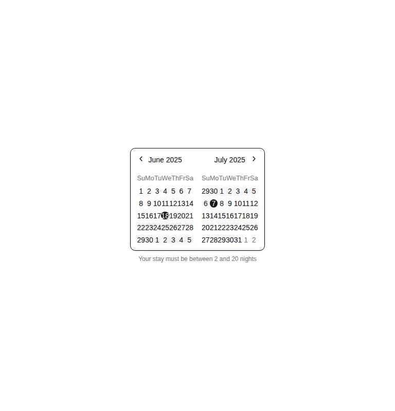 Harness screenshot of shadcn-block-calendar-07 at 768 pixels wide