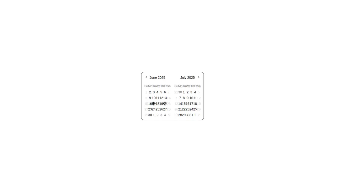 Harness screenshot of shadcn-block-calendar-09 at 1440 pixels wide