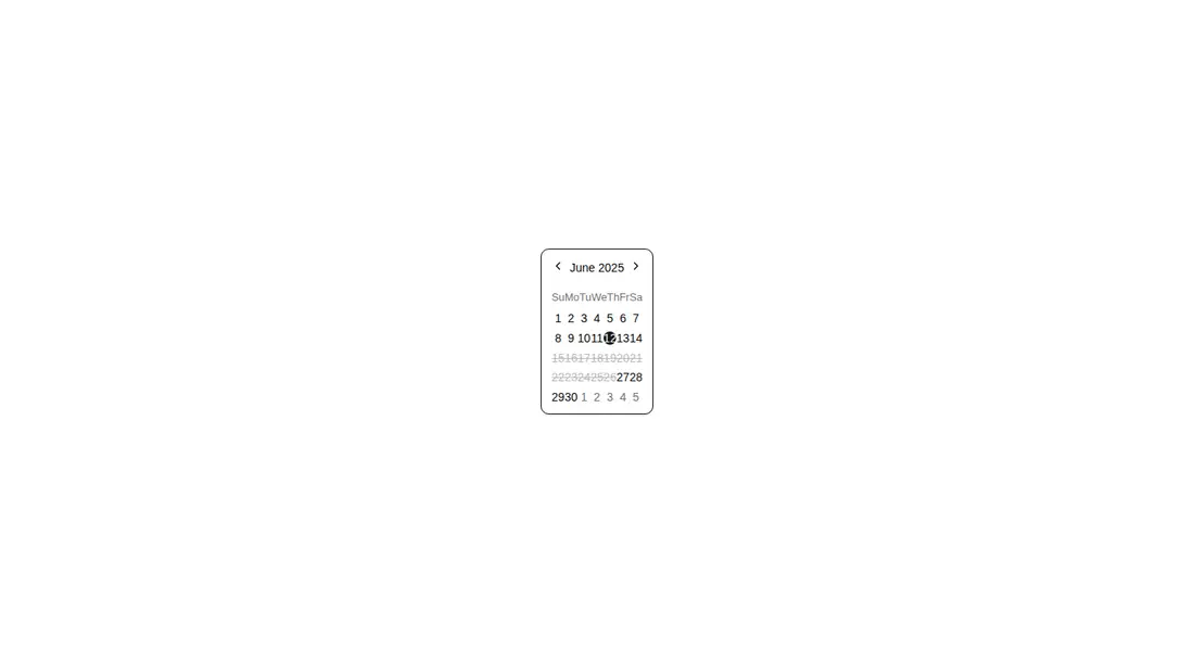 Harness screenshot of shadcn-block-calendar-14 at 1440 pixels wide