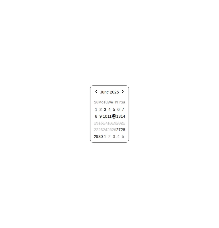 Harness screenshot of shadcn-block-calendar-14 at 768 pixels wide