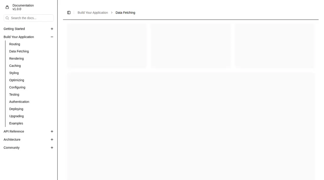 Harness screenshot of shadcn-block-sidebar-05 at 1440 pixels wide