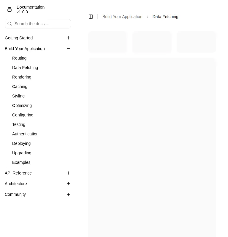 Harness screenshot of shadcn-block-sidebar-05 at 768 pixels wide