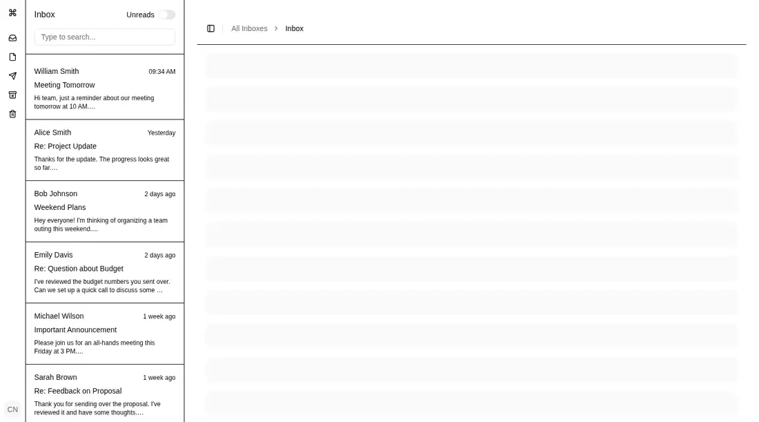 Harness screenshot of shadcn-block-sidebar-09 at 1440 pixels wide