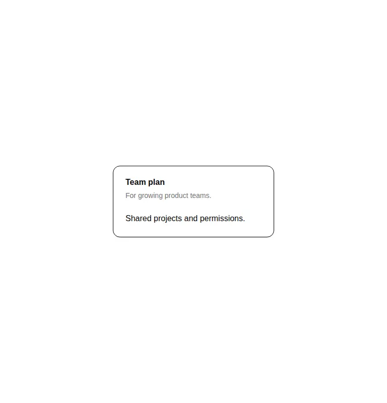 Harness screenshot of shadcn-card at 768 pixels wide
