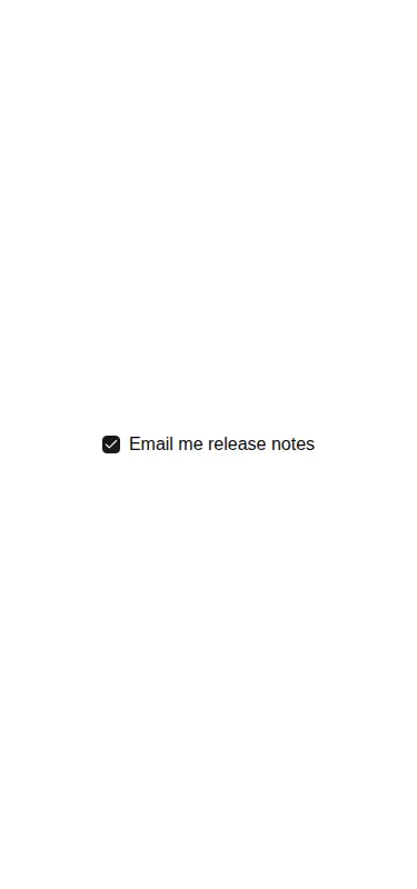 Harness screenshot of shadcn-checkbox at 375 pixels wide