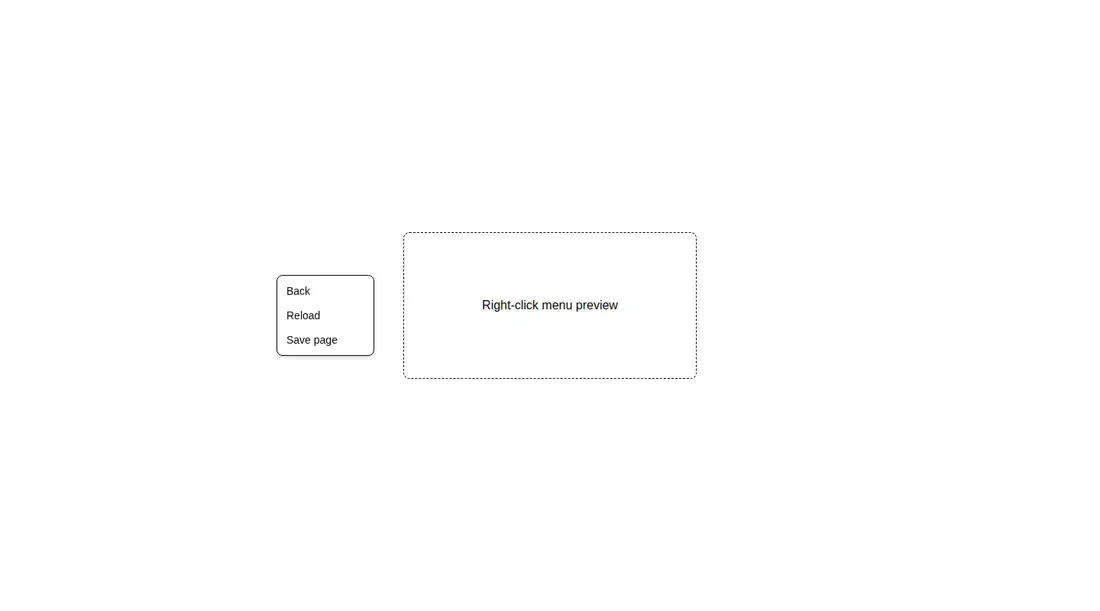 Harness screenshot of shadcn-context-menu at 1440 pixels wide