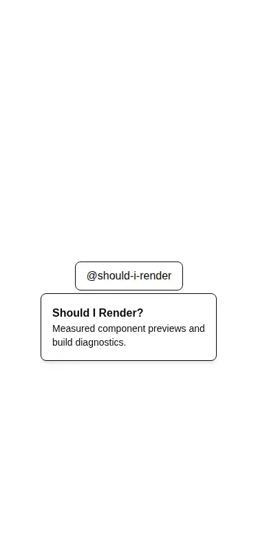 Harness screenshot of shadcn-hover-card at 375 pixels wide