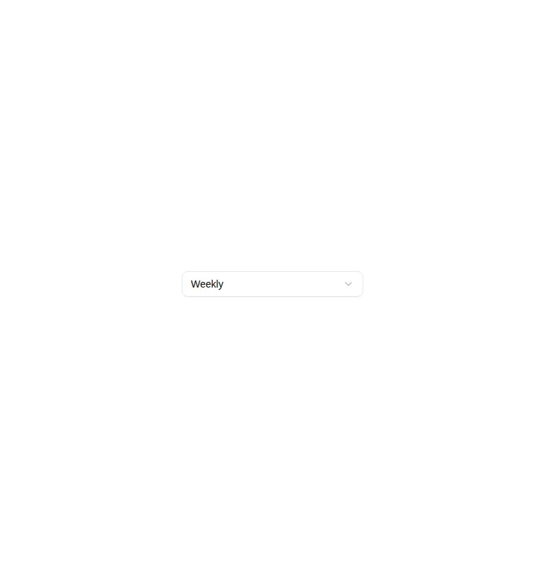 Harness screenshot of shadcn-select at 768 pixels wide