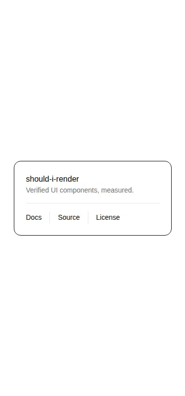 Harness screenshot of shadcn-separator at 375 pixels wide