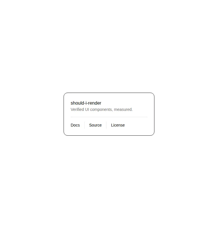 Harness screenshot of shadcn-separator at 768 pixels wide