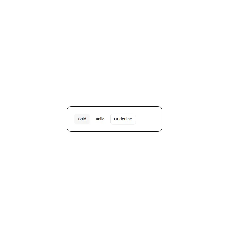 Harness screenshot of shadcn-toggle at 768 pixels wide