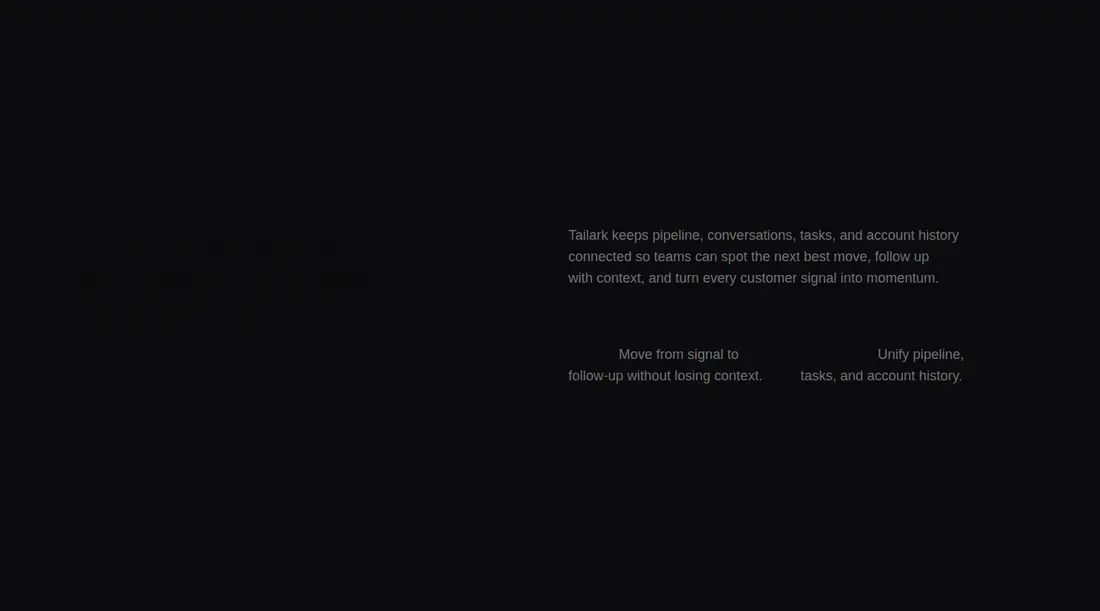 Harness screenshot of tailark-dusk-content-2 at 1440 pixels wide